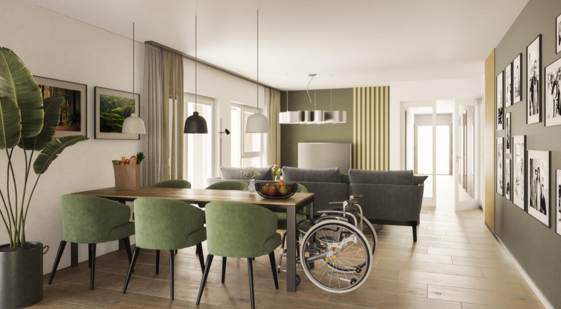 Wohnen am Loemühlenbach – Wohnbereich